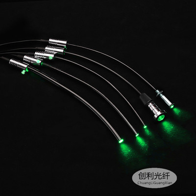 带黑皮锁扣尾灯泳池地埋光纤景观光纤灯12mm不锈钢